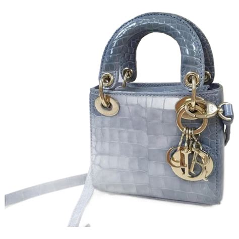 micro lady dior crocodile|lady di unique micro handbags.